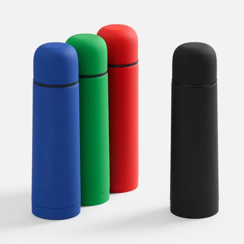 Термос Skydive, ver.2, черный Термос Skydive, ver.2, черный