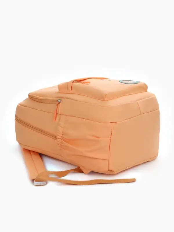 Рюкзак школьный на молнии, с карманами, с принтом, размер 30×13×43 см, оранжевый Рюкзак школьный на молнии, с карманами, с принтом, размер 30×13×43 см, оранжевый