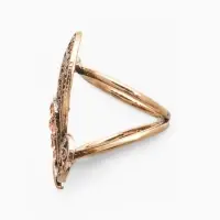 Кольцо для платка &laquo;Бабочка&raquo;, цвет золото в черненом золоте