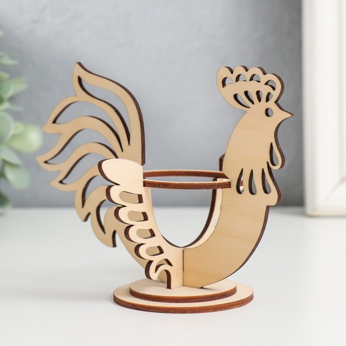 Подставка Пасхальная  Подставка Пасхальная "Петушок" 14,5х10,3х10 см (набор 5 деталей)