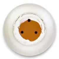 Горшок цветочный с поддоном 3 л, d18/h15,5 см белый керамика, "Перл" (М)