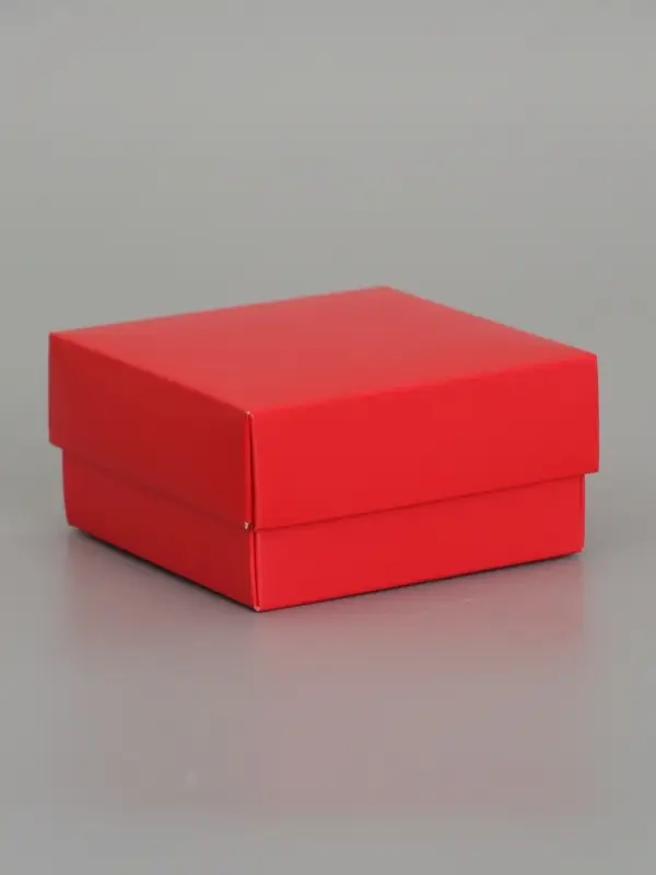 Коробка складная, крышка-дно, красная, 10 х 10 х 5 см