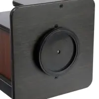 Органайзер 6 секций, серия Зебрано с кантом темным, вращение 15&times;18 см