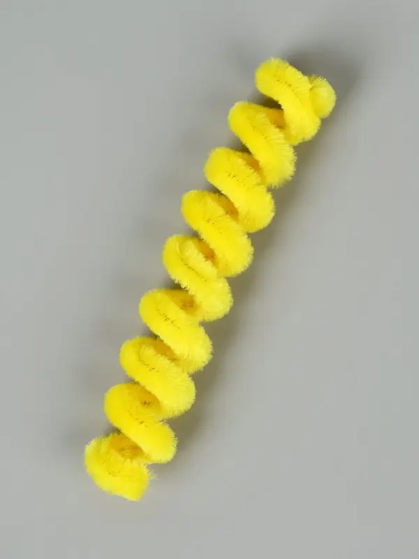 Синельная проволока, набор 100 шт, размер 1 шт 30х0,8 см, цвет желтый