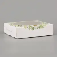 Коробка подарочная самосборная с окном &laquo;Только для тебя&raquo;, 11.5&times;11.5&times;3 см