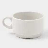 Чашка Дулевский фарфор &laquo;Белая&raquo;, 170 мл, d=8.3 см, штабелируемая, белая