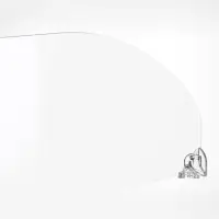 Пластиковый разделитель высотой, 285-485&times;20&times;120 мм, прозрачный