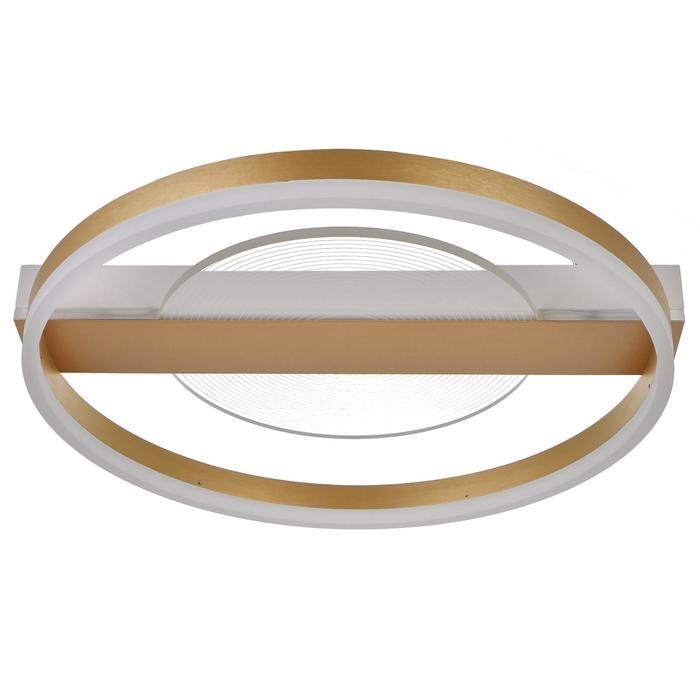 Люстра с ПДУ 1343/2 LED 100Вт 3000-6000К золото 52х50х9 см BayerLux