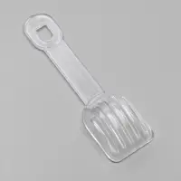 Ванночка для грызунов, 14&times;10.4 см, угловая, с лопаткой, пластик, голубая