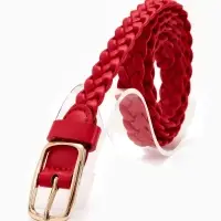 Ремень жен 03-01-01-01, Июнь2501, 1,8*0,3*110 см, без винта, пряж золото, 1 прокол, красный 109031 Ремень жен 03-01-01-01, Июнь2501, 1,8*0,3*110 см, без винта, пряж золото, 1 прокол, красный 109031