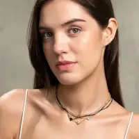 Кулоны на цепочке &laquo;Сердце&raquo;, набор 3 шт. L=35 + удлинитель 7 см, разноцветный