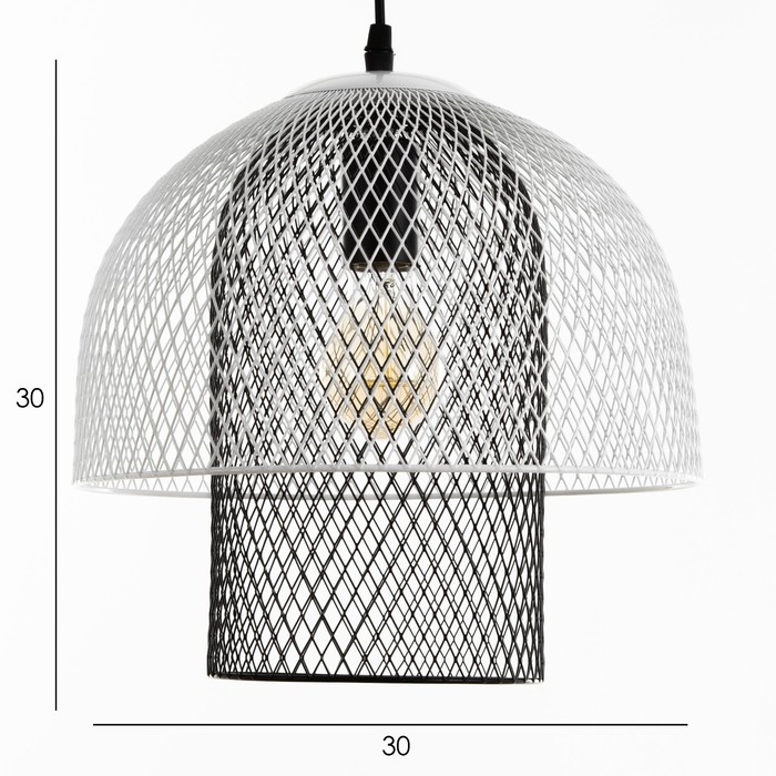 Светильник BayerLux Светильник BayerLux "Турита" Е27 40Вт бело-черный 30х30х40-140см