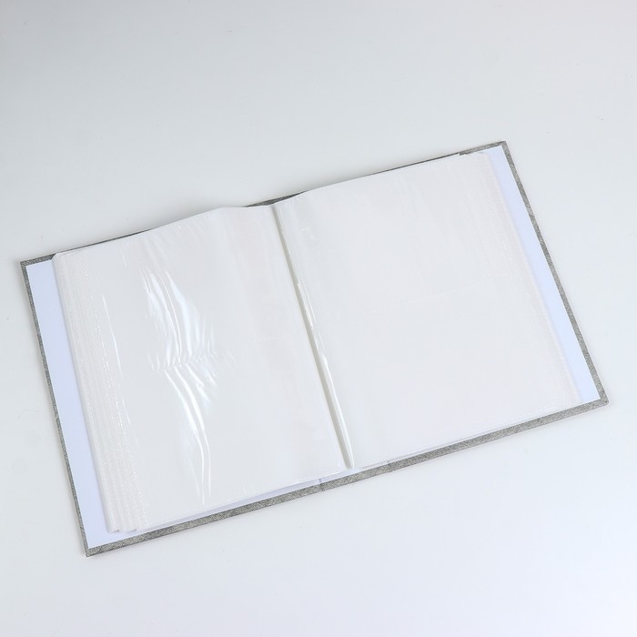 Фотоальбом на 200 фото 10х15 см Фотоальбом на 200 фото 10х15 см "Классика" золотые линии МИКС 23,5х18,5х5,5 см