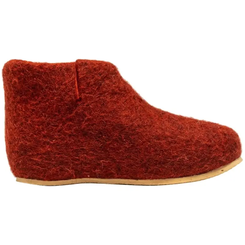Домашние валенки Wild, красно-коричневые (терракот), размер 42