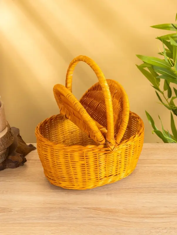 Корзина для пикника, 25&times;22&times;28 см, ротанг