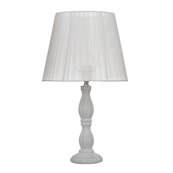 Лампа настольная 16628/1WT E14 40Вт белый 25х25х48 см RISALUX