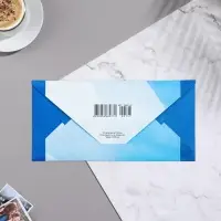 Конверт для денег «Уведомление от банка!» 16×8 см