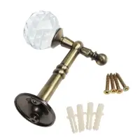 Крючок - держатель для штор на стену CAPPIO KS043, металлический, цвет бронза, 2 шт Крючок - держатель для штор на стену CAPPIO KS043, металлический, цвет бронза, 2 шт