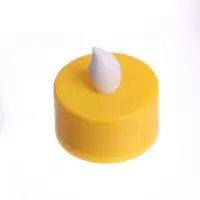 Светодиодные свечи, ночники LED RISALUX &laquo;Добра и света!&raquo; набор 2 шт., жёлтые, RGB, 3.5&times;3.5&times;4 см