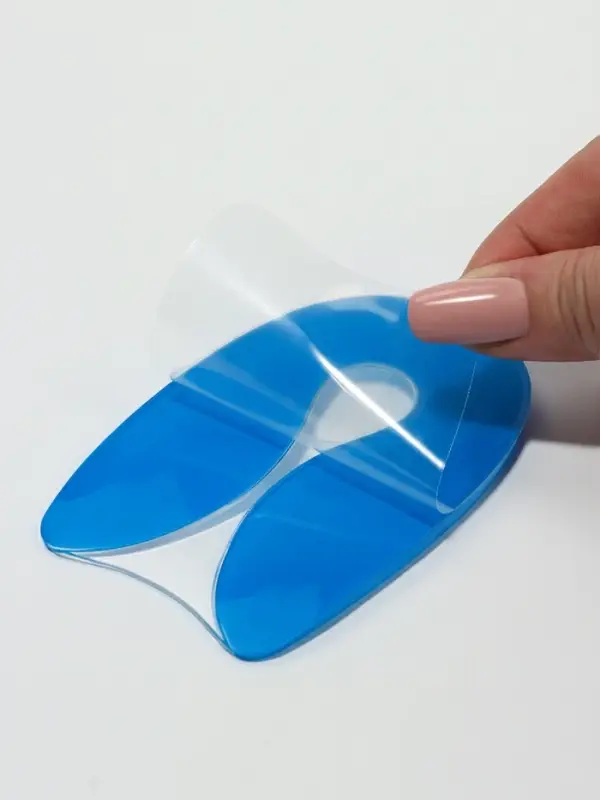 Подпяточники для обуви, на клеевой основе, L р-р, пара, синие