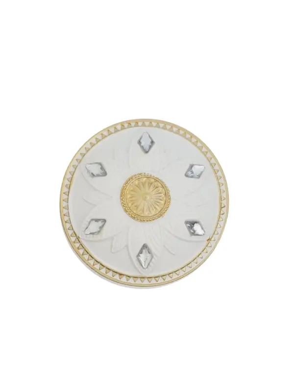 Держатель для штор CAPPIO KS032, d=98 мм, белый с золотом, 2 шт.