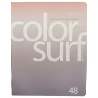 Тетрадь 48 листов, в клетку, Color Surf, МИКС