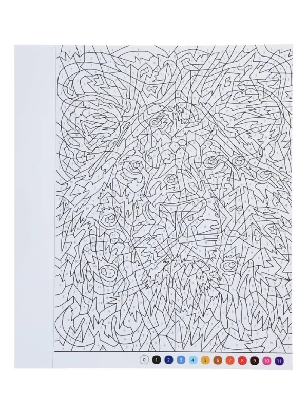 Раскраска "Коты и кошки" Цветовой код. Раскрась по номерам. 32 стр.