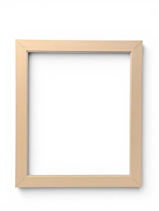 Рама для картин и зеркал Elegance de Lumi, 50&times;60 см, пластик, белая с золотом