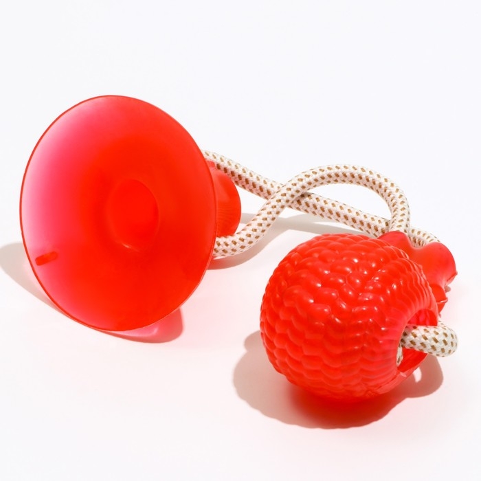 Игрушка для собак Игрушка для собак "Шар на присоске", 40 см, микс цветов