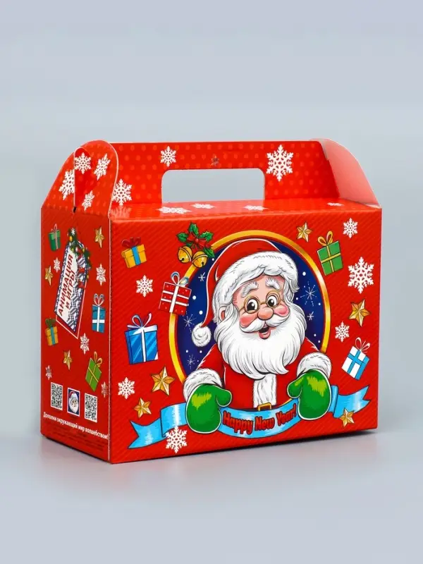 Подарочная новогодняя коробка &laquo;Новогодняя дружба&raquo; , Чемодан 23&times;10.5&times;16.5 см