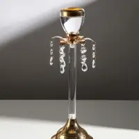 Подсвечник на 1 свечу &laquo;Фонтан&raquo;, d=2 см, 12&times;12&times;36 см