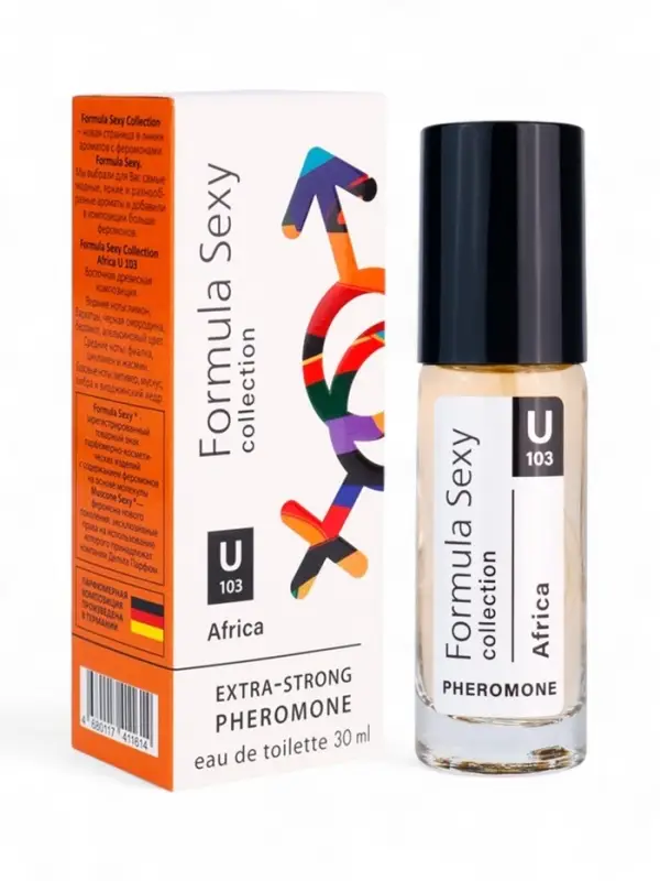 Туалетная вода женская с феромонами Formula Sexy collection Africa U103, 30 мл Туалетная вода женская с феромонами Formula Sexy collection Africa U103, 30 мл