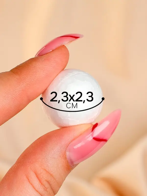 Фигурка для поделок и декорирования «Шарик», набор 8 шт., размер 1 шт. — 2.3×2.3 см Фигурка для поделок и декорирования «Шарик», набор 8 шт., размер 1 шт. — 2.3×2.3 см