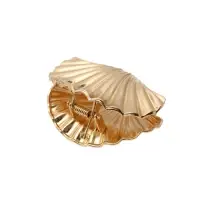 Краб для волос "Лейла море" ракушка галант, 5,5 см, золото