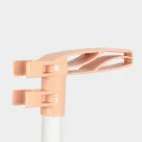 Щётка для пола: совок 24&times;25&times;81 см, щётка 24 см, персиковая