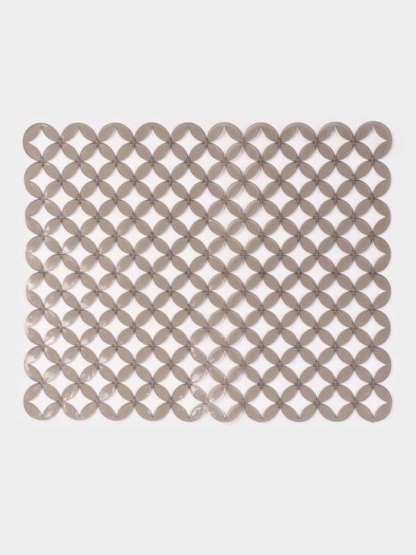 Коврик в раковину Доляна «Кико», 24×30 см, серый Коврик в раковину Доляна «Кико», 24×30 см, серый