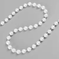 Жемчуг на нитях, круглый, 8 мм, 9&plusmn;1 м, белый