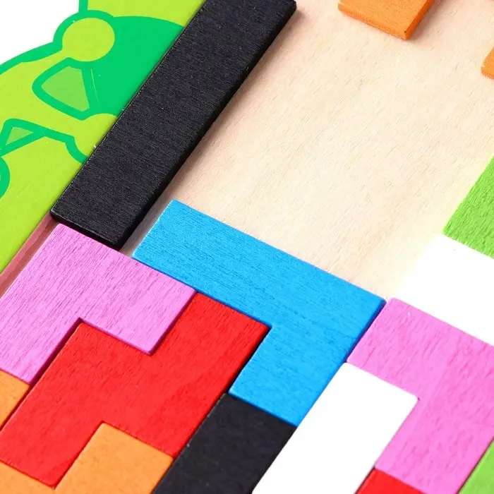 Развивающая игра «Тетрис зверята», 29,5 × 19,5 × 0,5 см, МИКС