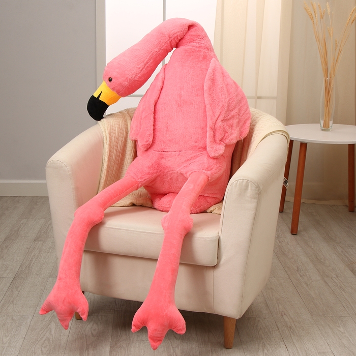 Мягкая игрушка «Фламинго», 190 см, цвет розовый Мягкая игрушка «Фламинго», 190 см, цвет розовый