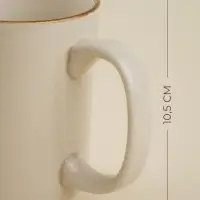 Набор кружек SL Home &laquo;Леггеро&raquo;, 400 мл, набор 2 шт., фарфор, бежевый