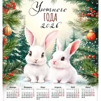 Календарь 2026 «Уютный», А2 Календарь 2026 «Уютный», А2