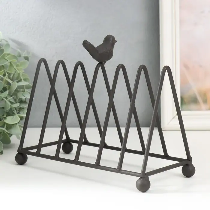 Фигурка-подставка для книг «Птичка», чугун, 24×11×18 см Фигурка-подставка для книг «Птичка», чугун, 24×11×18 см