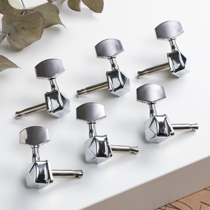 Комплект колковой механики Music Life AL-015P, 6 штук Комплект колковой механики Music Life AL-015P, 6 штук