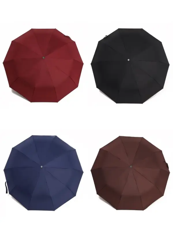 Зонт автоматический &laquo;Стиль&raquo;, 3 сложения, 10 спиц, R=51/60 см, d=102 см, МИКС