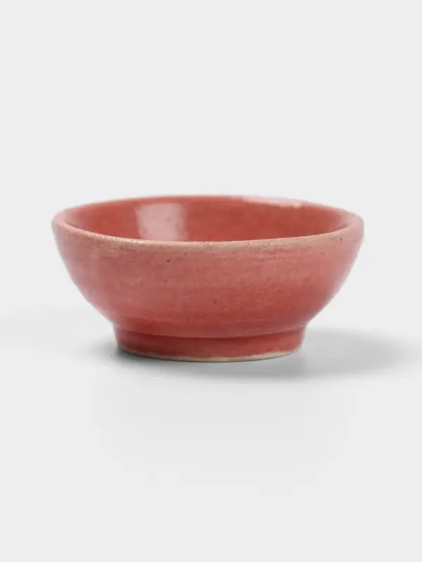 Соусник, 4.5&times;4.5&times;2 см, керамика, красный