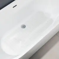 Коврик противоскользящий в ванну на присосках, 39&times;99 см, прозрачный