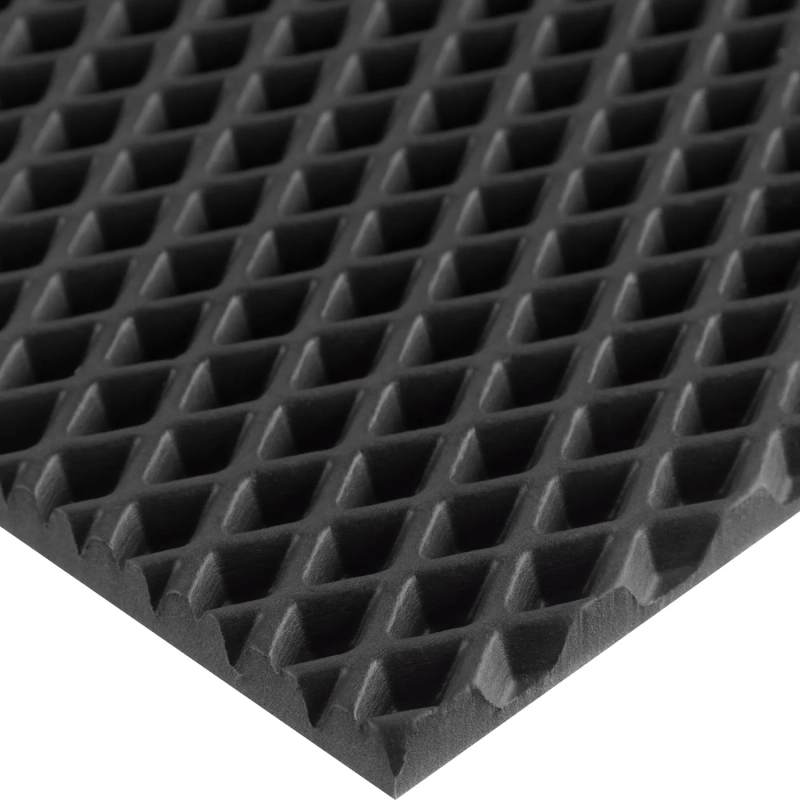 Коврик входной универсальный ромб 680х1200мм серый