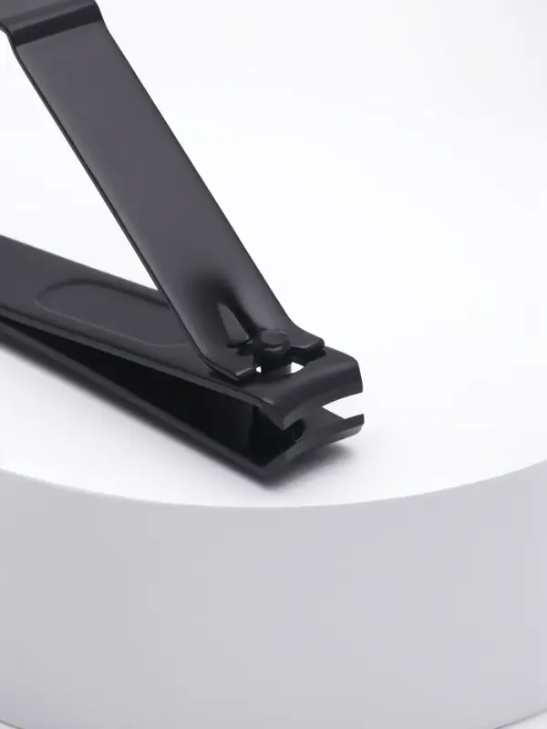 Кусачки книпсер педикюрные, 8 см, на блистере, чёрные