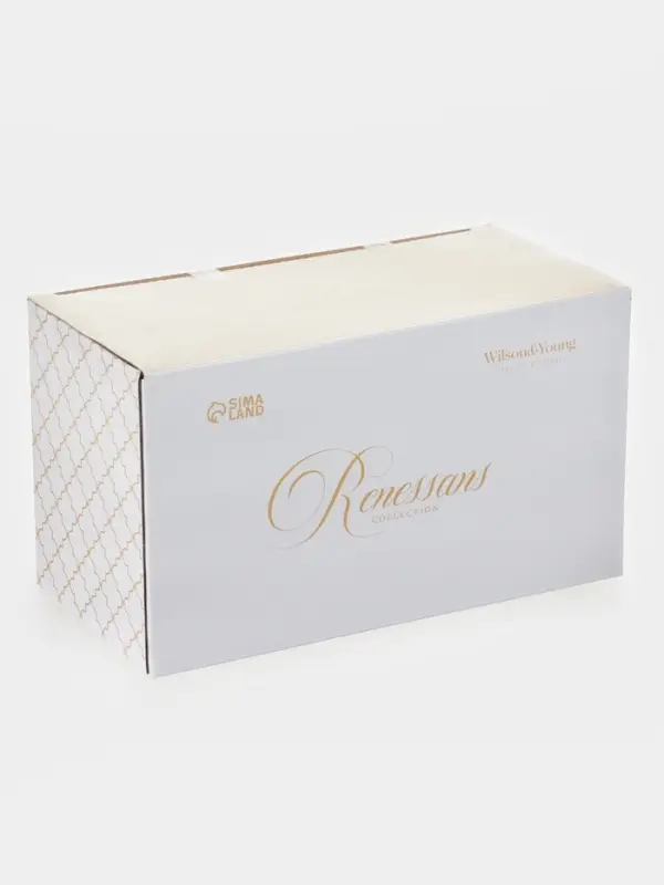 Кружки WY Renessans, 400 мл, набор 2 шт., фарфор, белые