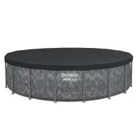 Бассейн каркасный Steel Pro Max, 549&times;132 см, фильтр-насос, лестница, тент, круглый, 561KC Bestway